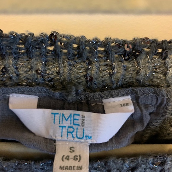 Gray with glitter sweater - Picture 3 of 7